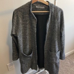 Long Gray Cardigan